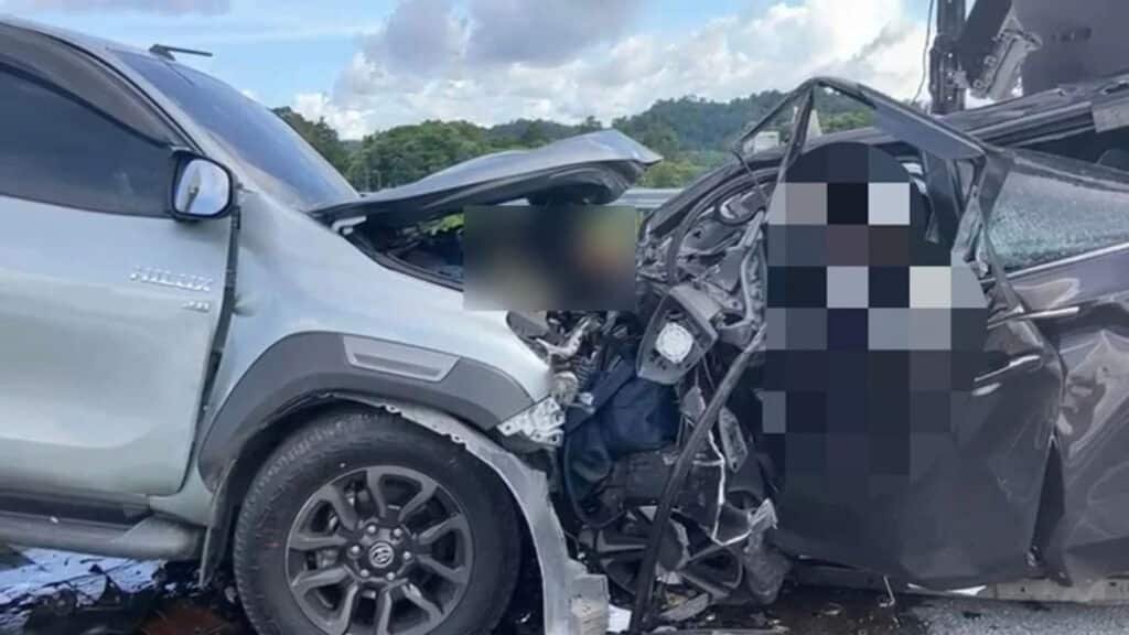 警车追逐引发惨剧！休旅车逆向撞货卡，酿8死2伤惨烈车祸