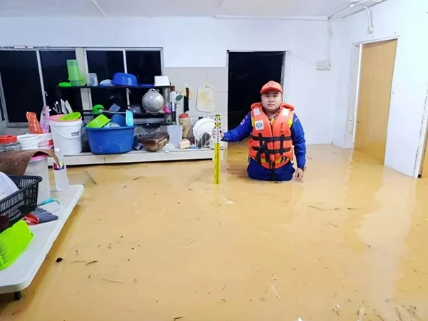 诗巫实兰沟双溪瓜长屋水灾