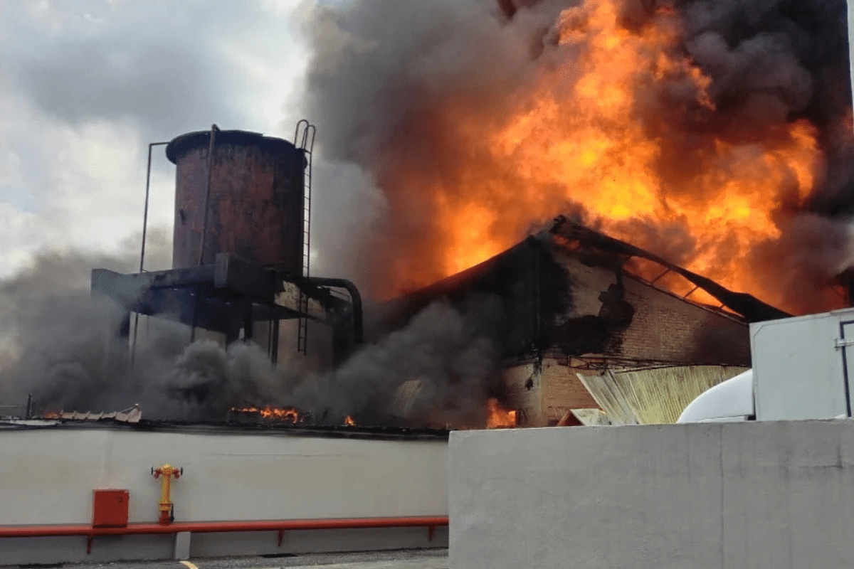 Sea Park工厂被大火吞噬 居民有序离开区域