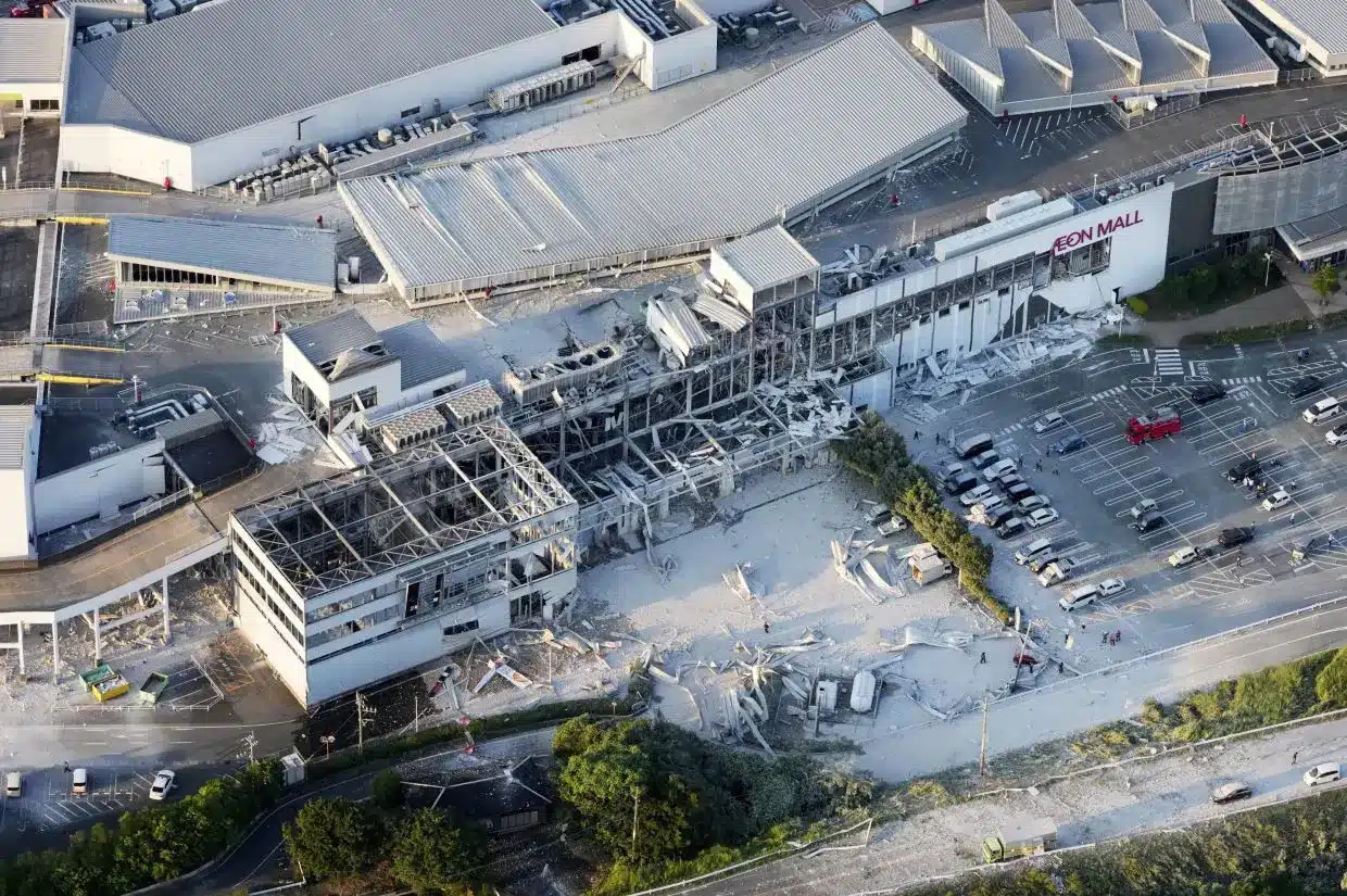 Kumamoto earthquake damage
